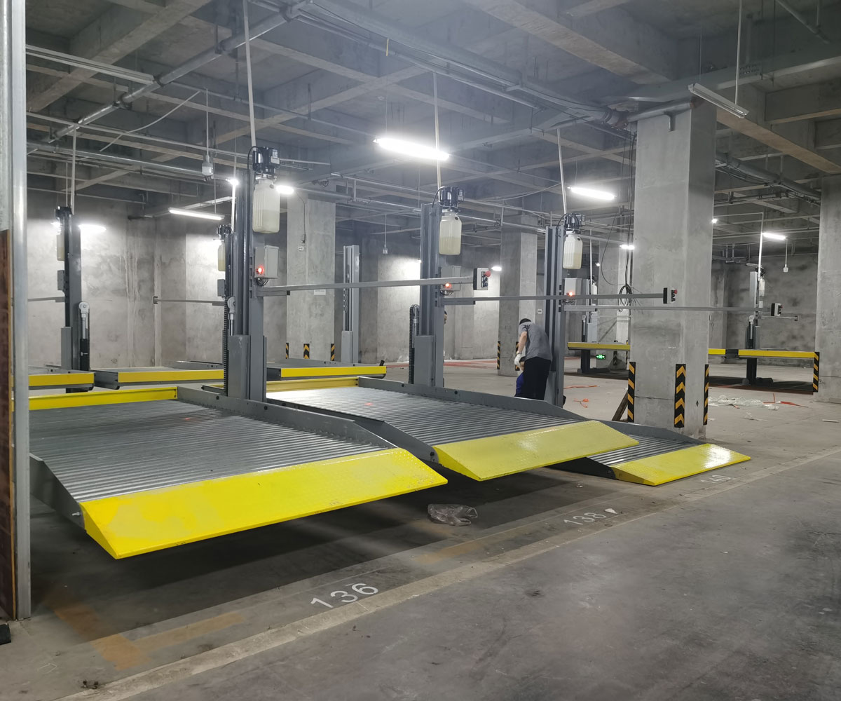 重庆2层升降式立体停车设备租用