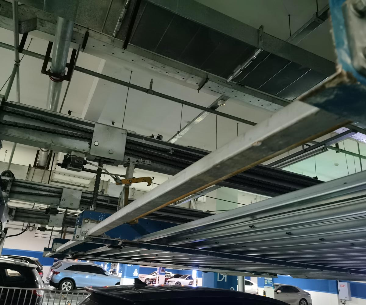 罗城PSH2二层升降横移机械式立体车库设备