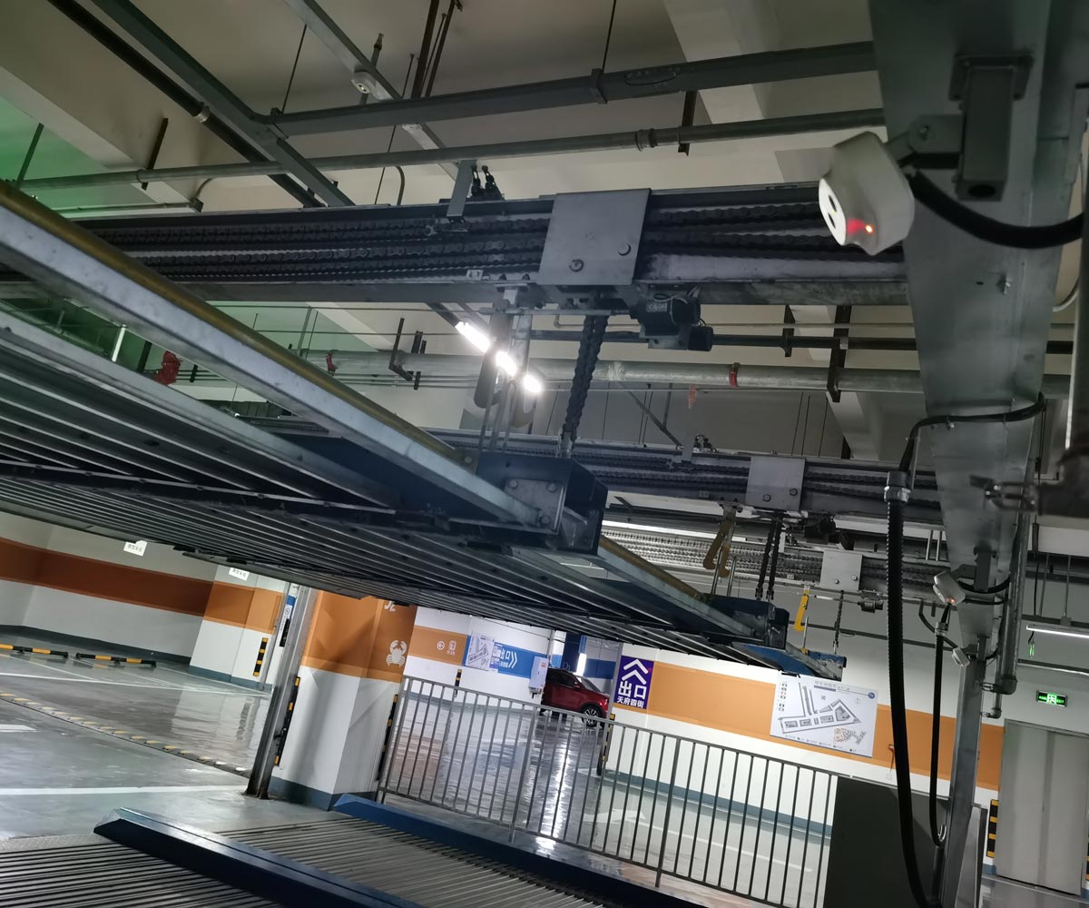 四川负一正三地坑PSH4D1四层升降横移机械式立体车库设备